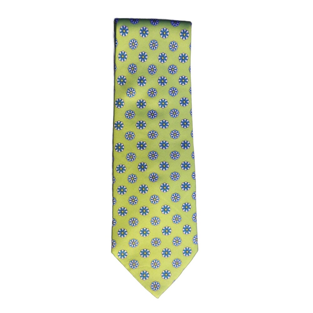 Vera Bradley Baekgaard Tie - Green Foulard - New In Box - Retired